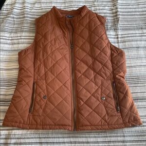 Quilted Brown Vest